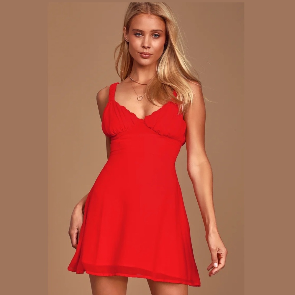Chiffon Skater Dress
